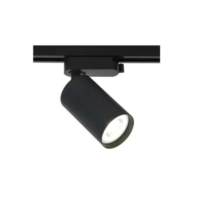 Foco Riel Monofásico para GU10 Negro SEC wt