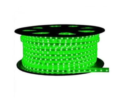 Cinta Led 220V Delgada Verde 120Led/m 2835 IP68 Exterior 100mt (zhu)