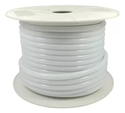 Neón Led 220V 12W/m 100mt 6000K Luz Fría Tubular 14mm 360°1