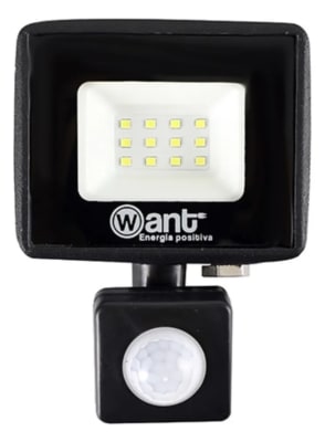 Proyector de Área Led Thin Light C/Sensor 10W 6000K Fría SEC1