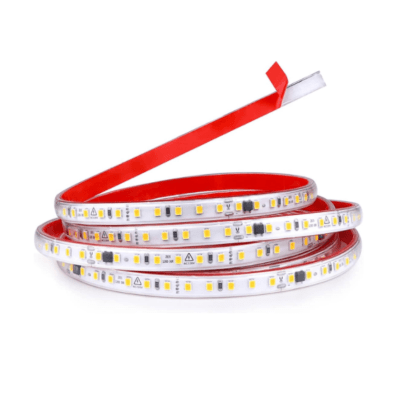 Cinta Led 220V New Gen Verde corte 10cm c/adhesivo IP65 100mt (kn)