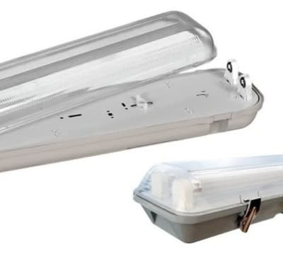 Canoa Estanco 120cm para 2 Tubo IP54 (wt)