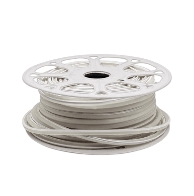 Funda Silicona Neón 2da Generación 6mm 100Mt Blanco