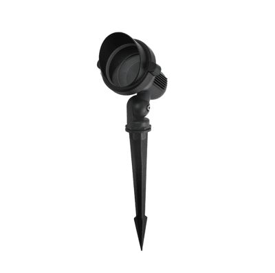 Foco Jardín Estaca para GU10 IP65 Negro (wt)