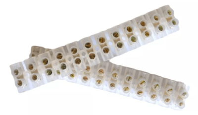 Regleta de Conexión 10mm 12 polos Blanco1