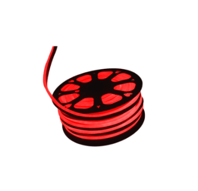 Cinta Led 220V 6W/m IP68 120Led/m 100mts Rojo1