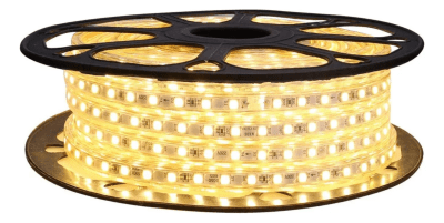 Cinta Led 220V 5050 8W/m IP65 60led/m 3000K Cálida 50mt SEC1