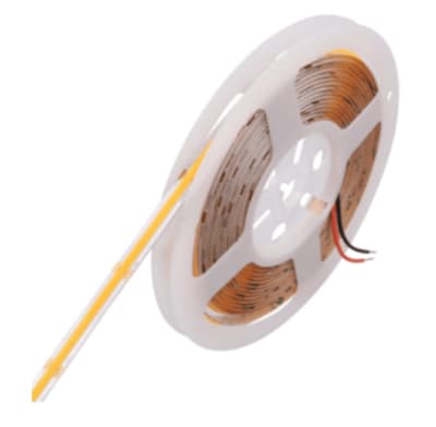 Cinta 12V COB 12W/m IP54 320Led/m 3000K Cálida 5mt1