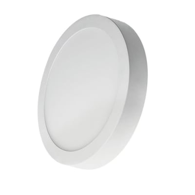 Panel 12W Redondo Sobreponer 16cm 6500K Luz Fría (kn)