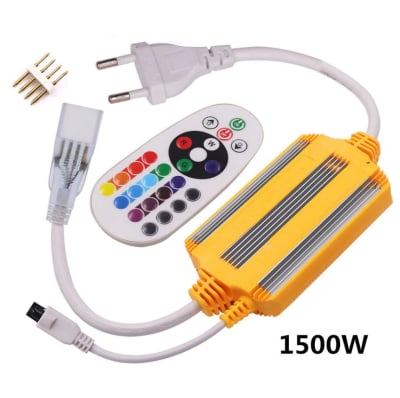 Control Remoto Cinta RGB 220V 1500W 10mm (cmc)