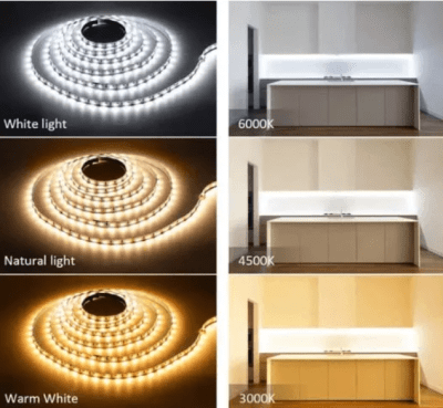Cinta Led 24V 2835 10W/m IP20 120Led/m 4000K Luz Neutra 5mt (kn)