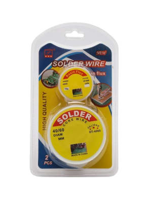 Soldadura Estaño 40/60 1mm con Pasta Especial Cinta Led1