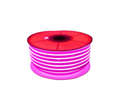 Neón Led 12V 6W/m 50mt Rosado SEC (kn)1