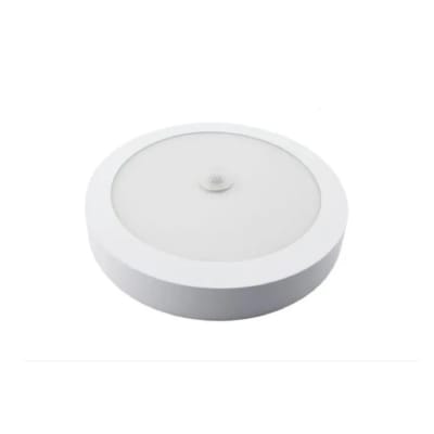 Panel Sobrepuesto Bio con Sensor de Movimiento Redondo 18W 3000K Luz Cálida