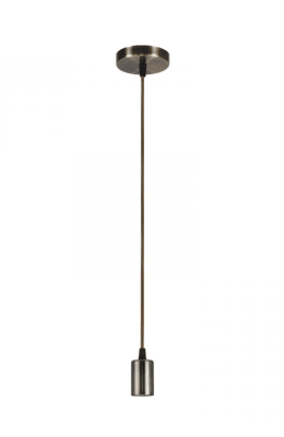 Soquete Vintage Eco Bronce E27 con cable 1mt1