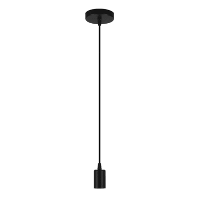 Soquete Vintage Eco Grafito E27 con cable 1mt