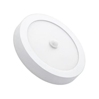 Panel Sobrepuesto Bio con Sensor de Movimiento Redondo 18W 3000K Luz Cálida