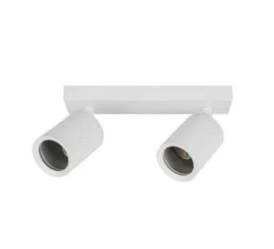 Aplique Porta Ampolleta GU10 de 2 Focos Blanco (kn)