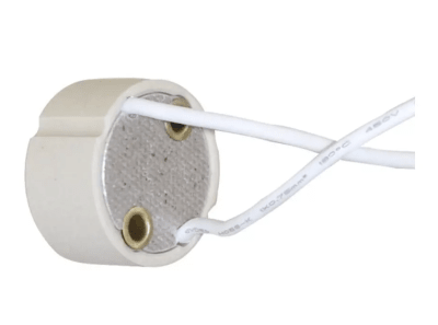 Soporte Porta Lampara Gu10 Cerámica