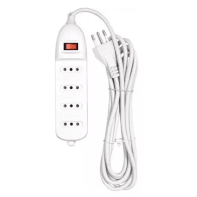 Alargador 5mt  4 enchufes Interruptor Protección Infantil SEC1