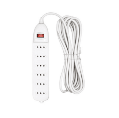 Alargador 1.5mt 6 enchufes Interruptor Protección Infantil SEC