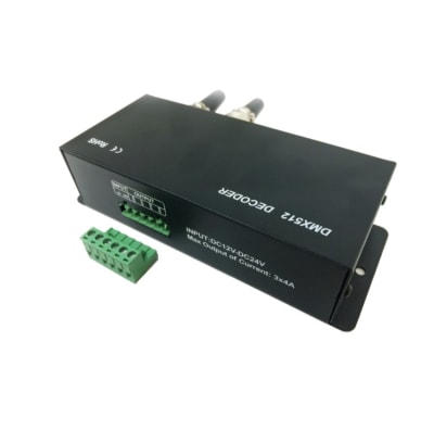 Controlador Deco Dmx512 RGBW DC12-24V 4Chx8A Profesional