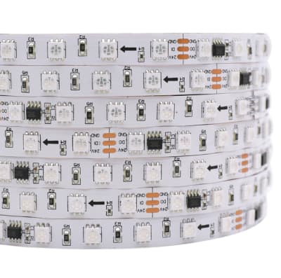 Cinta Led 24V 5050 Digital ws2811 IP20 60Led/m RGB 5mt
