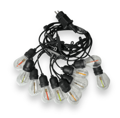 Guirnalda Vintage Terraza 5 metros 10 Soquetes RGB IP65 (kn)