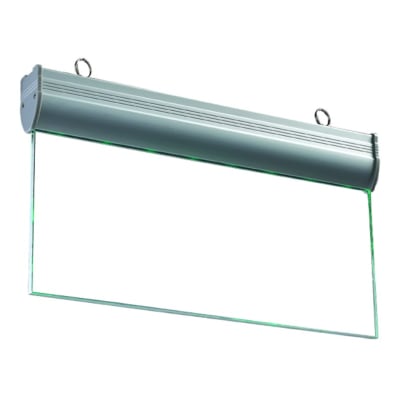 Señalética Emergencia Transparente 3W 180min con 2 Piolas 60cm