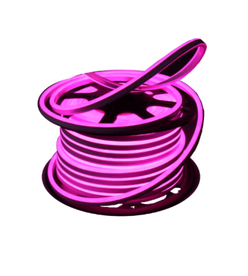 Cinta Led 220V Neón 6W/m IP68 120Led/m 100mts Rosado1