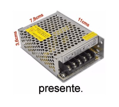 Fuente de Poder 12V 5A 60W IP20 110x78x36mm (wt)