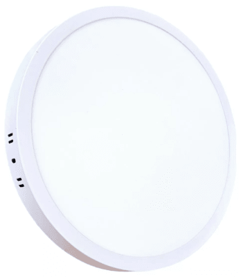 Panel Led 24w Redondo Sobrepuesto Eco 3000K Luz Cálida 290mm
