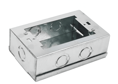 Caja Metálica Registro Pregalvanizada Chuqui 118x76x40mm1