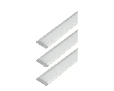 100 x Perfil Aluminio Difusor 1204 3 Metros Plano Empotrable1