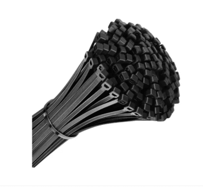 Amarra Plástica Negro 300x3.6mm 100un (sf)1