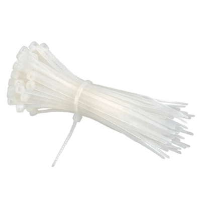 Amarra Plástica Transparente 300x3.6mm 100un (st)