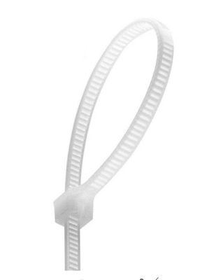 Amarra Plástica Transparente 300x3.6mm 100un (st)