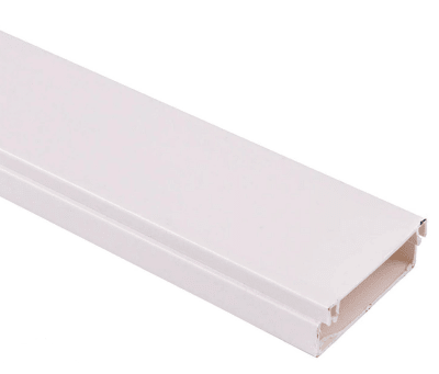 Canaleta Plástica PVC Eléctrica 40x16x2000mm