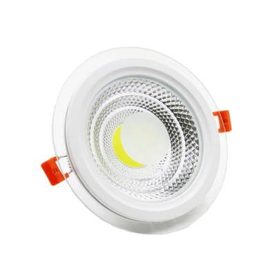 Panel Embutido Redondo Vidrio 6W 3000K 4000K 6000K
