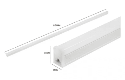 Tubo T5 18W 120cm con base 6500K Luz Fría VLT5F120WF