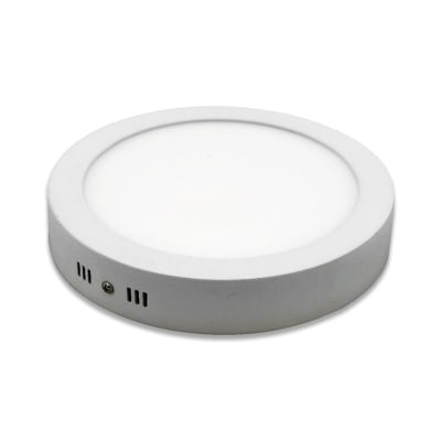 Panel Led 18w Redondo Sobrepuesto 3000K 225/225mm