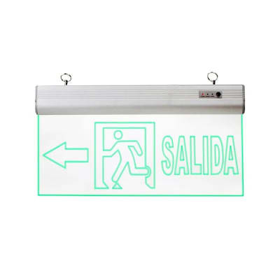 Señalética Emergencia Flecha Izquierda (Sin Accesorio) (wd)1