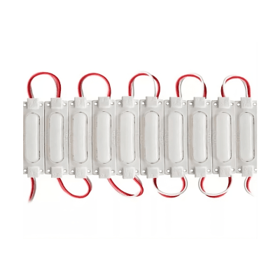 Tira 20 Módulos Led 12V 1,6W/mód 6Led/Mód IP65 6000K Luz Fría1