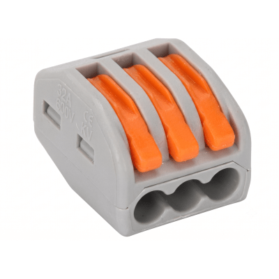 Conector Rápido Wago 3 Puente 32A1