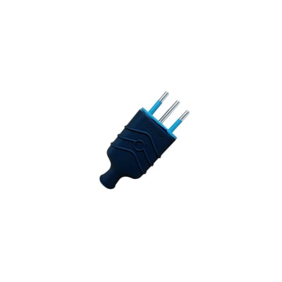 Enchufe Volante Macho 10A Negro SEC