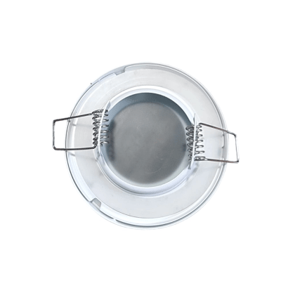 Base GU10 IP44 Blanco Metal 86/25mm Corte 60mm