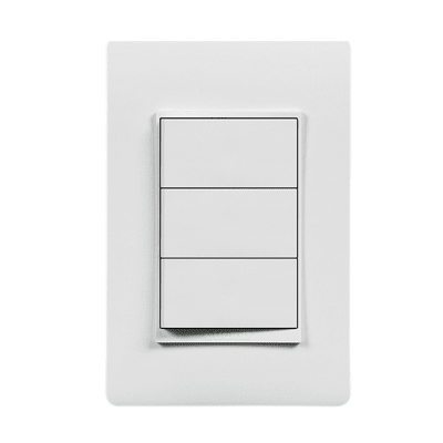Interruptor Triple Blanco SEC