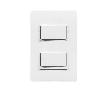 Interruptor Blanco Doble 16A 250V1