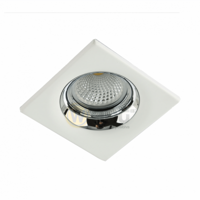 Soporte GU10 Cuadrado Embutido1