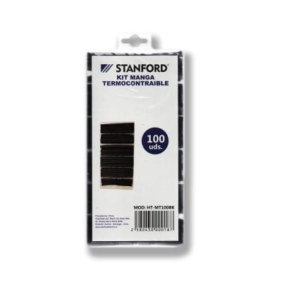Kit Manga Termoencogible Negro 100 unidades1
